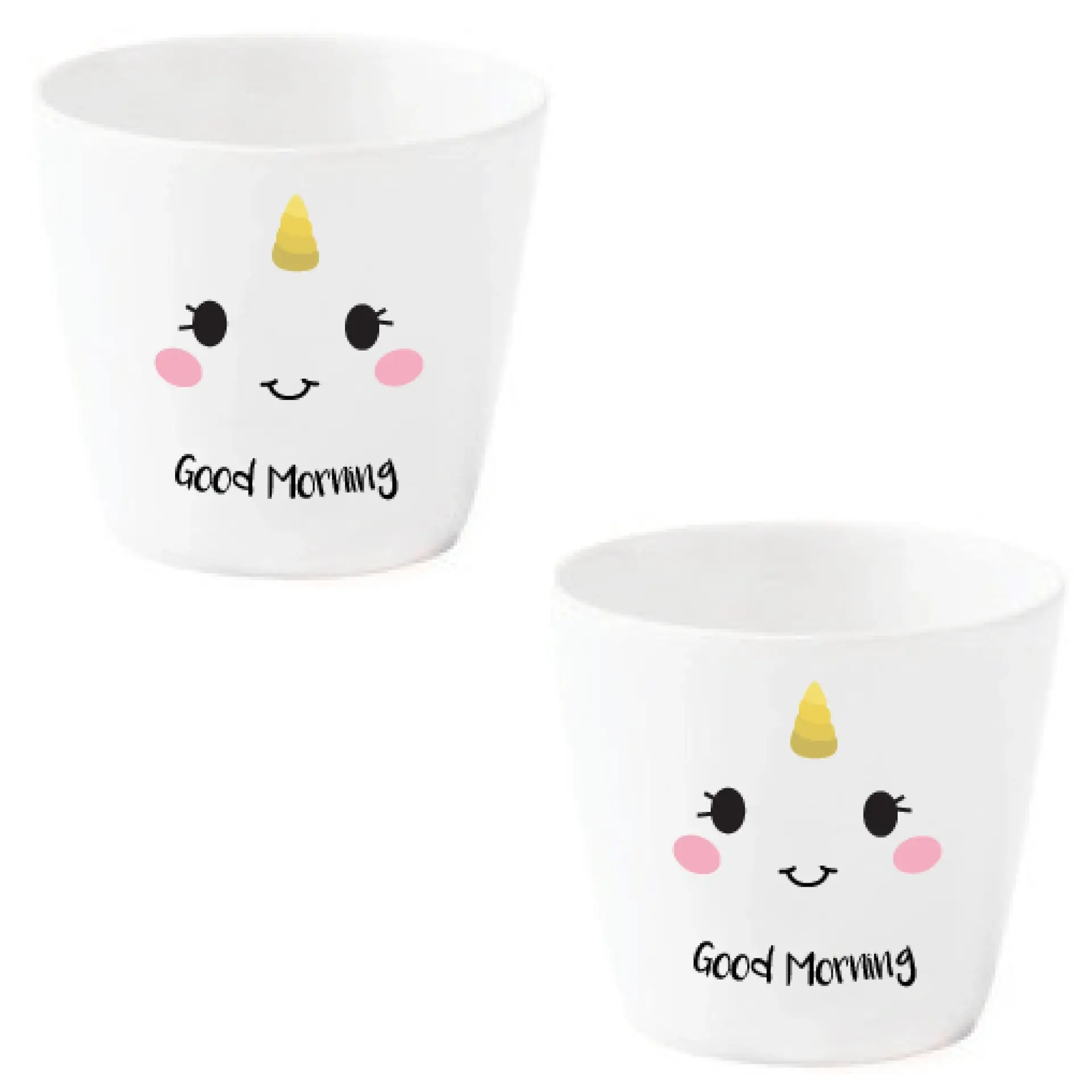 Einhorn Eierbecher Set Einhorn Eierbecher Set